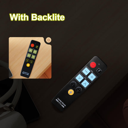 Universal seniors remote control TV with large buttons for elderly people with backlite, Universal TV remote control - Universal - Simple