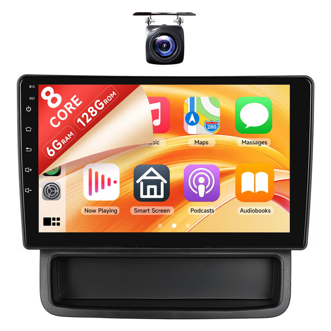8 Core 6+128G Android Car Radio for Opel Vivaro A 87R Renault Trafic II Nissan Primastar 2010-2014 10.1 inch Wireless Carplay Radio Android Auto GPS WiFi Mirror Link Bluetooth FM/RDS/EQ Rear View Camera