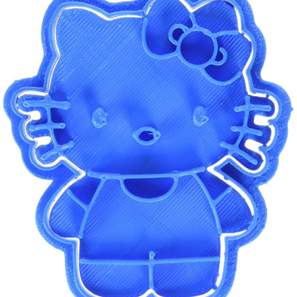 Lõikur Hello Kitty Entera küpsisevorm, plastik, sinine, 8x7x1,5 cm