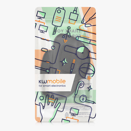 kwmobile 2X kõrvapadjad, mis ühilduvad ASUS ROG Delta S-ga - kunstnahast kõrvaklapipadjad kõrvaklappidele