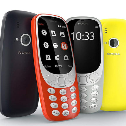Nokia 3310 2G mobiiltelefon (2,4-tolline värviline ekraan, 2MP kaamera, Bluetooth, raadio, MP3-mängija, üks SIM-kaart) hall