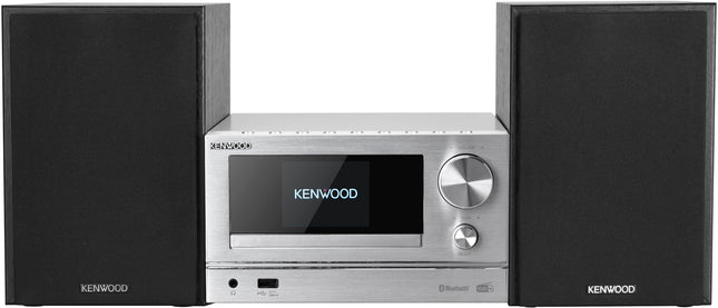 KENWOOD M-7000S-S - nutikas mikro-Hi-Fi süsteem internetiraadio, DAB+, CD/USB ja heli voogedastusega, hõbedane