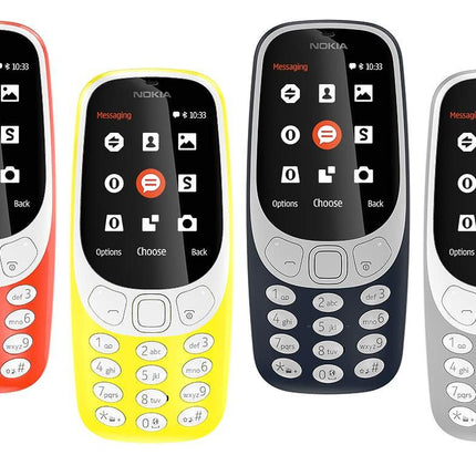 Nokia 3310 2G mobiiltelefon (2,4-tolline värviline ekraan, 2MP kaamera, Bluetooth, raadio, MP3-mängija, üks SIM-kaart) hall