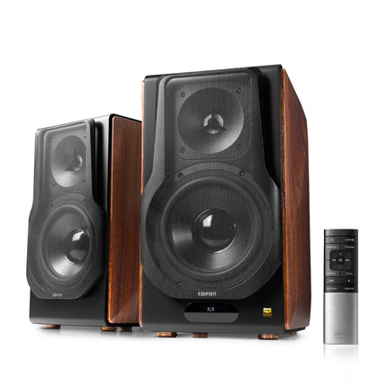 Edifier S3000MKII aktiivne Bluetooth-riiulikõlarisüsteem 2.0, 256 W RMS, planaarne magnetiline kõrgsageduskõlar / 6,5-tolline kesksageduskõlar, kõrglahutusega HiFi-heli DSP-ga, Connect rakendus