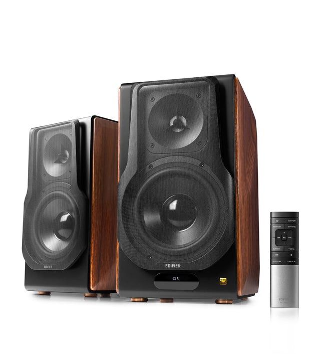 Edifier S3000MKII aktiivne Bluetooth-riiulikõlarisüsteem 2.0, 256 W RMS, planaarne magnetiline kõrgsageduskõlar / 6,5-tolline kesksageduskõlar, kõrglahutusega HiFi-heli DSP-ga, Connect rakendus
