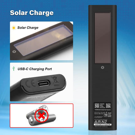Replacement Remote Control for Samsung, BN59-01385A Solar Charging Voice Remote Control for Samsung Smart TV, Universal for Sam-sung TVs-Remote Controls Compatible with Sam-sung 2021-2023 Neo LED Smart 4K HD TV