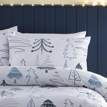 Charlotte Thomas Scandi Trees jõulutekikomplekt, valge, jõulutekikomplekt, kaheinimesevoodi
