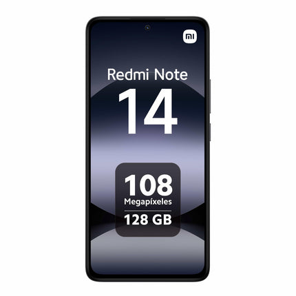 Xiaomi Redmi Note 14 nutitelefon, 6 GB muutmälu 128 GB, Schermo 6,67" AMOLED, 120 Hz, fotokaamera 108 MP, digitaalne andur, NFC, 33 W Turbo Ricarica, 5500 mAh, Midnight Black