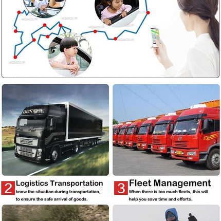 Micro GPS Tracker Magnet Realtime Mini GPS Locator Real Time Satellite Portable Location Tracker 1500mAh Battery, Geo-Fence Alarm Free App for Kids Motorcycle Car