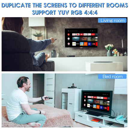 TCNEWCL 4K 60Hz HDMI jaotur 1 sisend 4 väljundit, 1x4 1080P 120Hz HDMI jaotur 4 monitori samaaegseks kasutamiseks, toetab 3D HDR HDCP2.3 RGB YUV 4:4:4 Xboxi, PS4, PS3, Roku, Blu-Ray mängijate, HDTV-de ja Apple TV jaoks