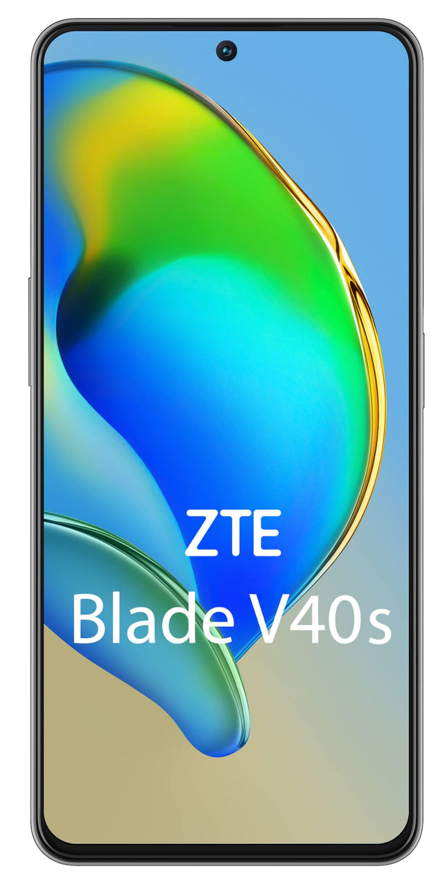 ZTE nutitelefon Blade V40 S 4G (16,94 cm (6,67 tolli) FHD+ ekraan, 4G LTE, 4 GB RAM ja 128 GB sisemälu, 50 MP põhikaamera ja 16 MP esikaamera, kahe SIM-kaardiga, Android 12) must, 123404101007