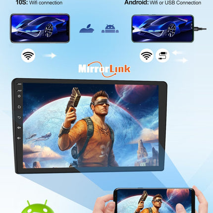 2G+64GB Android 13 CAMECHO autoraadio Renault Daciale koos navigatsiooni, Carplay ja Android Auto juhtmevaba süsteemiga, topelt-DIN-pesaga, 8-tollise ekraaniga, RDS/FM MirrorLink Bluetooth DSP+AHD tahavaatekaameraga