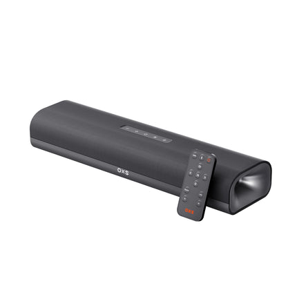 OXS Thunder Lite PC Gaming Soundbar, telerite heliribad virtuaalse ruumilise heliga, 2 täisribaelementi, bassitoru, kompaktne disain, HDMI/Aux/optiline ühilduvus, Bluetooth 5.0 juhtmevaba ühendus