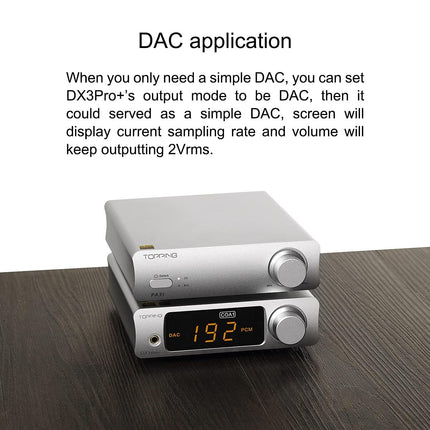 Topping DX3 Pro+ ES9038Q2M Bluetooth 5.0 LDAC helidekooder DSD512 DAC võimendi NFCA kõrvaklapivõimendi (eelvõimendi)