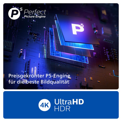 Philips Ambilight The Xtra 75PML9009 4K Quantum Dot MiniLED nutiteler - 75-tolline ekraan P5 Perfect Picture Engine Ultra HD, Titan OS, Dolby Vision ja Dolby Atmos Soundiga - antratsiithall