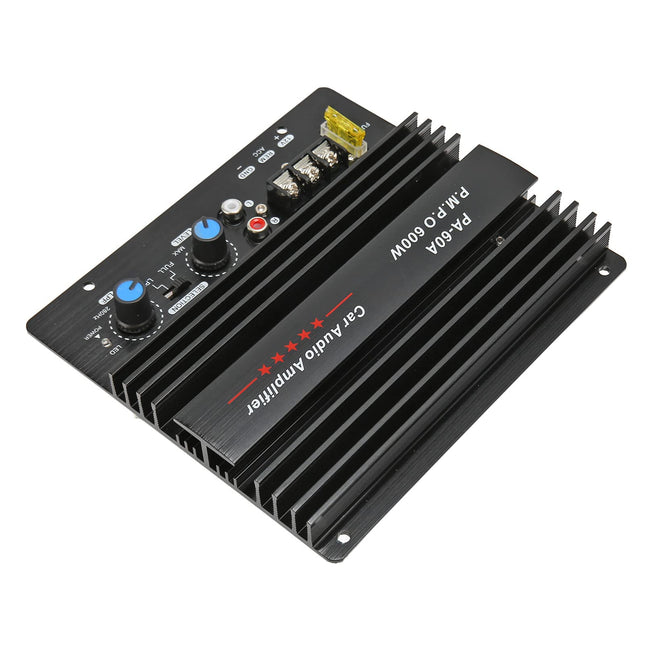 600W Car Audio High-Power Amplifier Board, 12V Powerful Strong Bass Sub Woofer Board for Most Cars