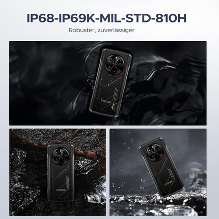 DOOGEE V40 5G õuenutitelefon lukustamata Android 14, Dimensity 7300, 32 GB + 512 GB õuenutitelefon, 8680 mAh/33 W, 6,78 tolli HD+ 120 Hz, 108 MP + 20 MP öönägemine, IP68/IP69K/NFC/Face ID