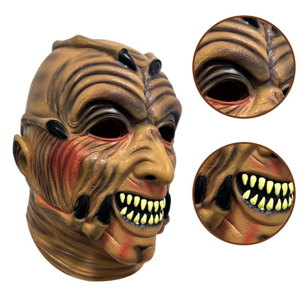 Yearsahrk Jeepers Creepers Mask Horror Zombie Masks Scary Ghostface Full Head Helmet Halloween Cosplay Kostüümipeo rekvisiidid