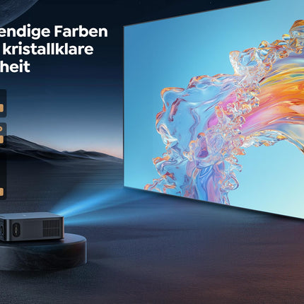 4K Projector【Official Netflix &amp; 36W Dolby Audio】 Toptro 1200 ANSI Smart Projector Home Theater, 1080P Full HD Video Projector with Two-Way Bluetooth WiFi, AI Autofocus &amp; Keystone Correction for Outdoor/Mobile Phone