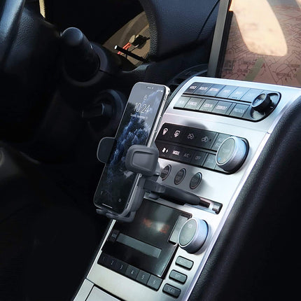 iOttie Easy One Touch 5 CD Slot Mount - Universal Car Phone Holder for iPhone, Google, Samsung, Moto, Huawei, Nokia, LG and all other smartphones