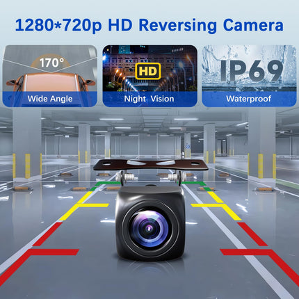 Podofo Android 13 autoraadio VW Passatile, Polo'le, Seat Skodale, Tiguanile, juhtmevaba Carplay Android Auto, 7-tolline puuteekraan 4G+64G koos Bluetoothi/peegliühenduse/FM/RDS/WiFi/GPS-navigatsiooni/hääljuhtimise + tahavaatekaameraga