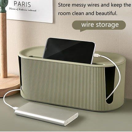 Large socket box, cable organizer, cable organizer box, cable storage cable box, cable collector storage box, elegant cable box, wire storage box for home, cable organizer