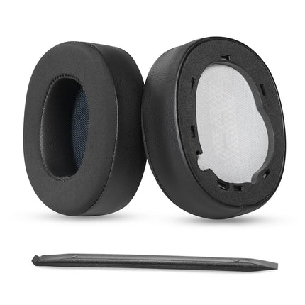 TaiZiChangQin jahutava geeliga kõrvapadjad, mis ühilduvad JBL Live 650 BTNC, Live 660 BTNC / E65 E65BTNC / Duet NC kõrvaklappidega, jääsiidist kangast müra isoleeriv vaht