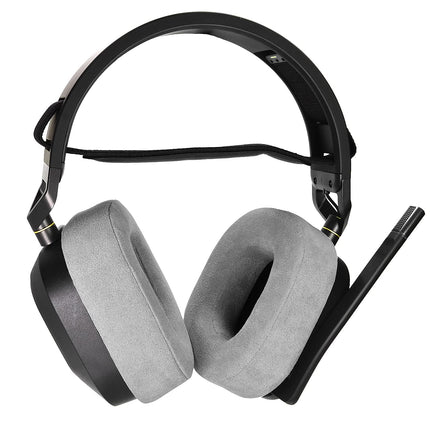 HS80 RGB Thicker Replacement Ear Pads - Replacement Ear Pads Compatible with Corsair HS80 RGB Wireless Headphones (Gray Fabric)