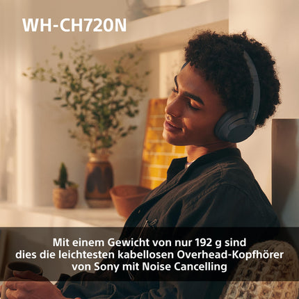 Sony WH-CH720N juhtmevabad Bluetooth-mürasummutavad kõrvaklapid kõrge helikvaliteediga, ümbritseva heli režiimiga, kerge disainiga, kuni 50-tunnise akueaga, iOS ja Android - roosa