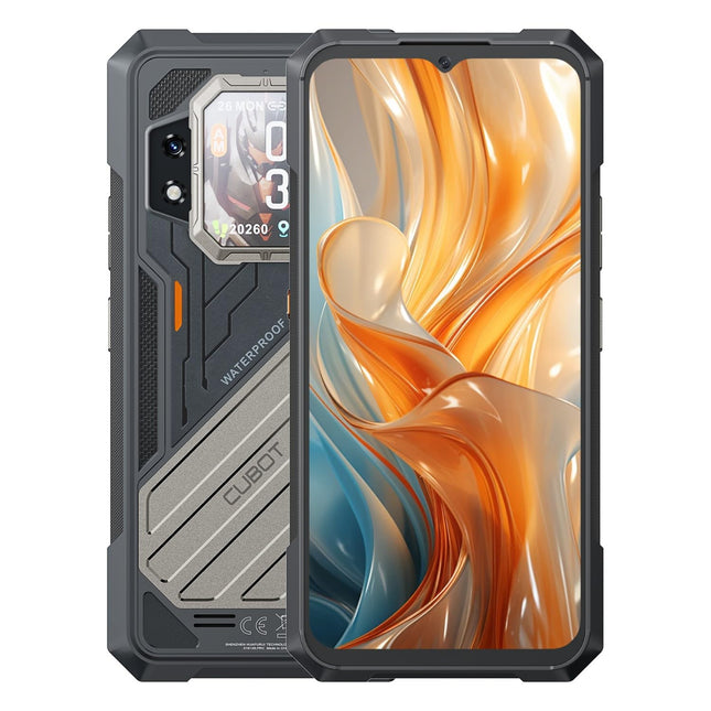 Cubot Kingkong X PRO 5G - nutitelefon 6,72-tollise FHD+ 144Hz ekraaniga, 48 GB muutmäluga (24 GB + 24 GB laiendatav), 256 GB ROM-iga, 100 MP kaameraga, 10200 mAh akuga, Android 14, Dimensity 8200, musta värvi.