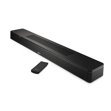 Bose Smart Dolby Atmos Soundbar, Bluetooth-kõlar integreeritud Amazon Alexa hääljuhtimisega ja töötab Google Assistantiga, must