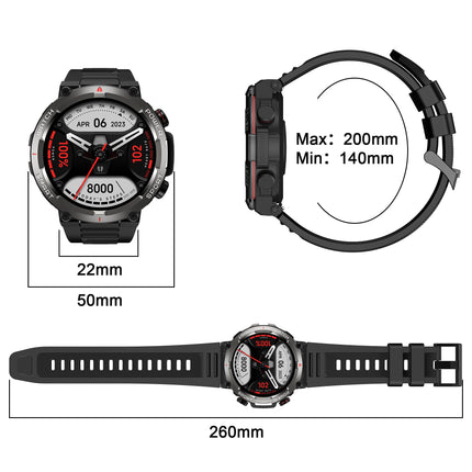 Blackview Smartwatch Men (Make/Receive Calls), 1.39'' Fitness Watch with Heart Rate SpO2 Pedometer Sleep Monitor, 100 Sports Modes, IP68 Waterproof Activity Tracker, Sports Watch for iOS Android