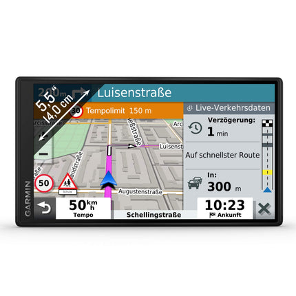 Garmin DriveSmart 55 MT-S EU Navi - raamita ekraan, 3D-navigatsioonikaardid ja reaalajas liiklusteave