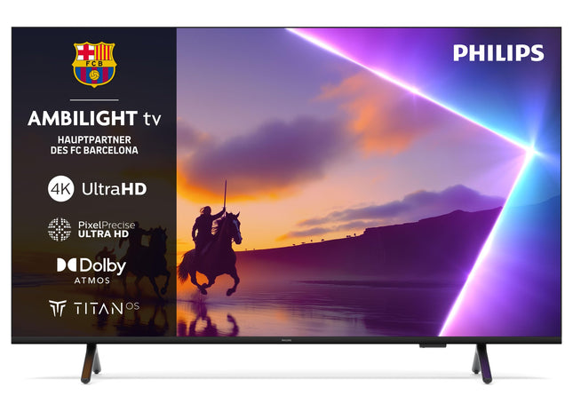Philips Ambilight 75PUS8500 4K LED nutiteler – 75-tolline ekraan Pixel Precise Ultra HD, Titan OS, Dolby Vision ja Dolby Atmos heliga