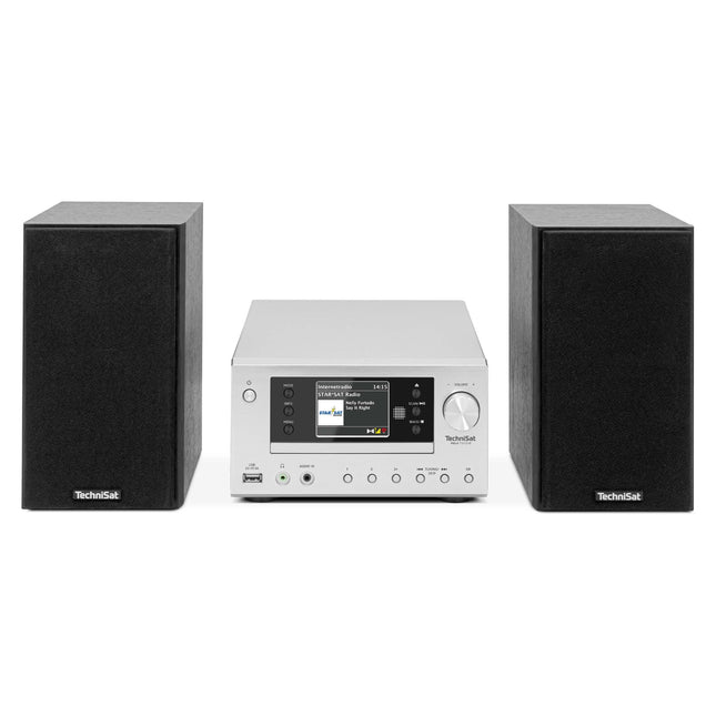 TechniSat VIOLA 710 CD IR - compact hi-fi system (internet radio, DAB+, FM, CD player, Bluetooth, 2x 20 watt RMS stereo speakers, headphone jack, alarm clock, sleep timer, compact system, remote control)