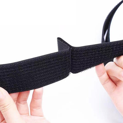 5 m adjustable cable ties with 25 buckles, free cutting length, black, reusable fastening cable ties, velcro fastening strap for cable organization, wire management,
