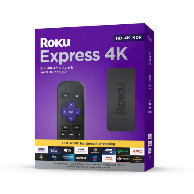 Roku Express 4K | HD/4K/HDR voogedastusmeediapleier | Töötab ainult Saksamaal