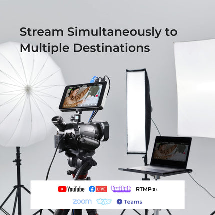 YOLOLIV YoloBox Pro, Portable Multi-Camera Live Streaming Studio Encoder Recorder Switcher