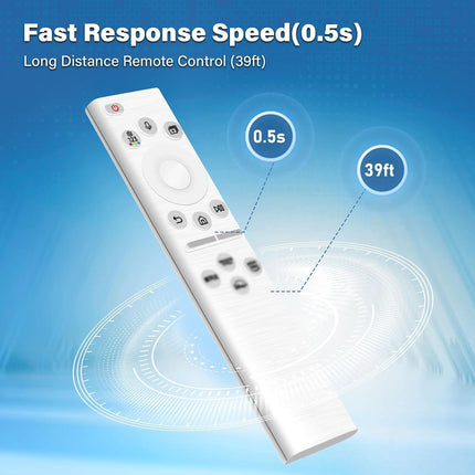 BN59-01391A Samsungi asenduspult, universaalne päikeseenergial töötav hääljuhtimispult Samsungi nutiteleritele, 4 otsetee nupuga, ühildub The Frame Neo QLED ja Crystal UHD seeria teleritega