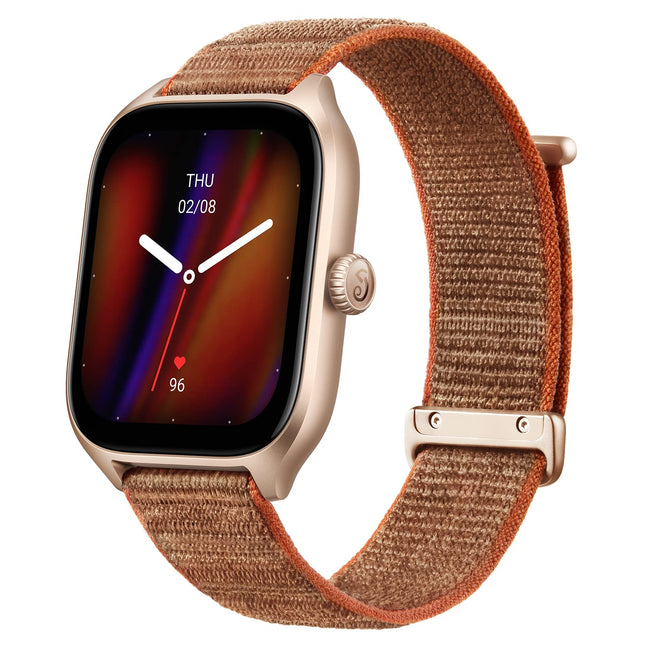 Amazfit GTS 4 43mm Smartwatch with 1.75” AMOLED Display, 150 Sports Modes, Customizable Sleep Plans, Alexa, GPS, Fitness Watch with Intelligent Recognition of Strength Training Exercises for Men and Women