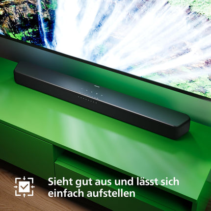 Philips TAB5109 heliriba 2.0-2 kanaliga 120W, DTS Virtual X, Bluetooth 5.4, HDMI ARC, optiline ja USB-ühendus - tumehall