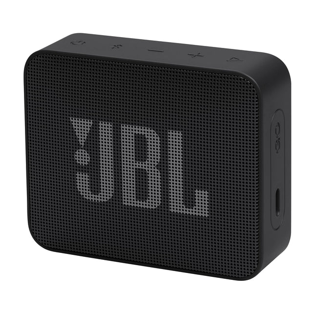 JBL GO Essential 2, portable Bluetooth speaker with Original Pro Sound, up to 5 hours of battery life, with IP67 waterproof design, black