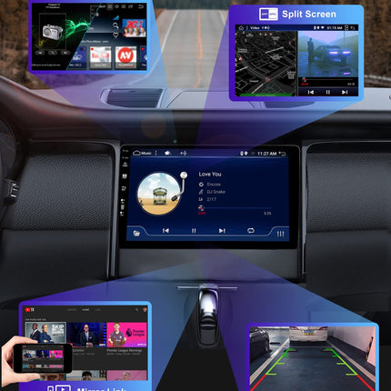 MISONDA Android 14 topelt-DIN autoraadio Suzuki Jimny 3 2005-2019 GPS | Tasuta tagakaamera | 9-tolline | 4G+64G | Carplay | DSP | Toetab DAB/WiFi/BT5.0/USB/MirrorLink/SWC/Aux/RDS