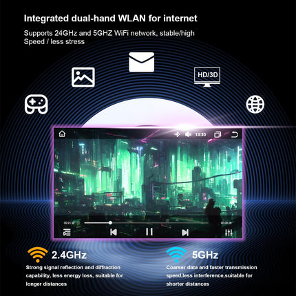 Android 12 autoraadio FIAT Fiorino/Qubo/Peugeot Bipper/Citroen Nemo jaoks, 7-tollise puutetundliku ekraaniga autoraadio toetab CarPlayd, Android Autot, MirrorLinki, Bluetoothi, roolijuhtimist (4-tuumaline 2GB+32GB)