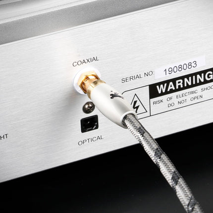 Impeto Audiophile RCA subwooferkaabel, 1 RCA kaabel, Audio/Digital/Video (koaksiaalne RCA isas/isas, võimendi/HiFi, audiosignaali või komposiitvideo jaoks, 75 oomi, must) 1m