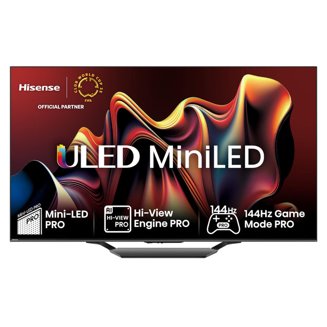 Hisense 85U7NQ 215cm (85 inch) TV, 4K Mini LED ULED HDR Smart TV, Quantum Dot, 120Hz/144Hz VRR, HDMI 2.1, Game Mode Pro, Dolby Vision IQ &amp; Atmos, Bluetooth, Alexa Built-in, Anthracite, [2024]
