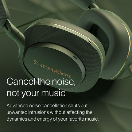 Bowers &amp; Wilkins PX7 S2e Over-Ear Noise-Cancelling Wireless Headphones with Qualcomm aptX™ Adaptive &amp; Fast Charging, 30 Hours of Playback, Six Built-in Microphones, Cloud Grey