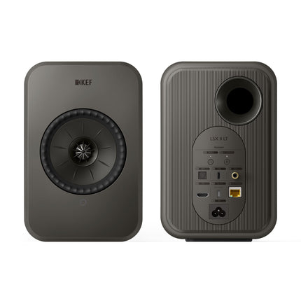 KEF LSX II LT juhtmevabad riiulikõlarid, grafiithall | Muusika | TV ja kodune meelelahutus | Mängud | HDMI ARC | USB-C | Bluetooth | AirPlay 2 | Chromecast | Spotify