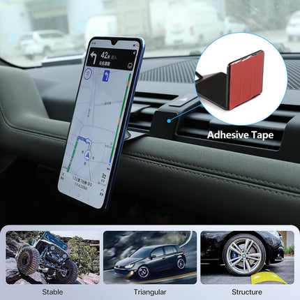 DIYUCAR universaalne telefonihoidik LR Defender 90 110 2020 2021 navigatsioonitelefonihoidikule iPhone 12 11Pro Max Xs Xr, Samsung Galaxy (must 01)