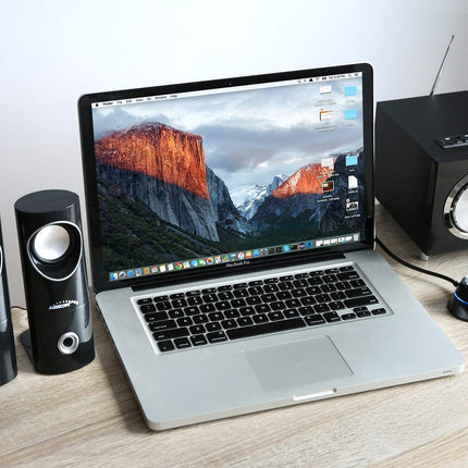 Audiocore AC790 2.1 multimeedia kõlarisüsteem 15W (RMS) kõlar subwoofer Bluetooth raadio AUX SD-kaardi pesa USB